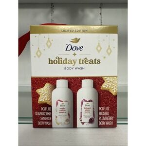 Dove Beauty Limited Edition Holiday Treat Mini Body Wash Gift Pack – 2-pack
